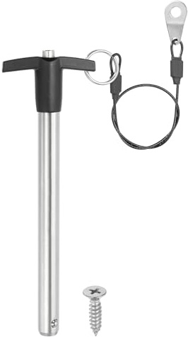 PATIKIL Perno A Sgancio Rapido 1/2 12mm Diametro Acciaio Inox 304 Argento