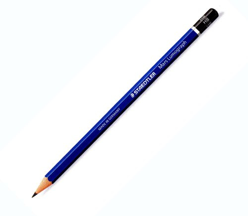 STAEDTLER Bleistift Mars Lumograph F blau