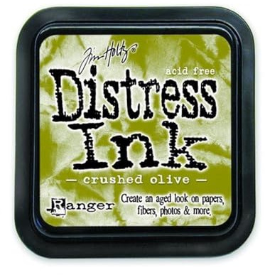 Ranger RATIM27126 Tim Holtz Distress Ink Pad, Crushed Olive