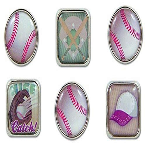 Karen Foster Design, 01871, Scrapbooking Bubble Brads, Baseball