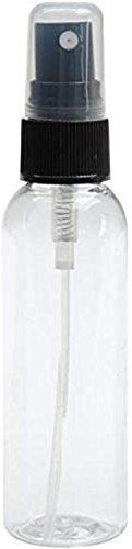 Tsukineko Fine Bottle, Sprayer and Overcap, Empty, 2.0 fl oz, Clear with Black Spray Head