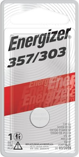 Energizer 357BPZ 3V Zero Mercury Battery - 1 Pack