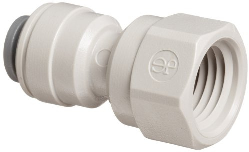 John Guest Female Adaptor 3/8 inch Tube OD x 1/4 NPNF Thread (one supplied)