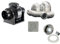 Manrose MF100T Mixed Flow LIGHT KIT, Alu 5m,External grille Mixed flow Inline Extractor fan