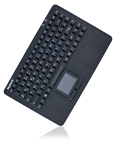 KeySonic Tastatur Mit Touchpad, Weiß, 28059