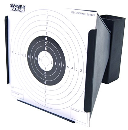 SWISS ARMS Cible métal conique pour Airsoft 6mm ou Airguns 4,5 mm