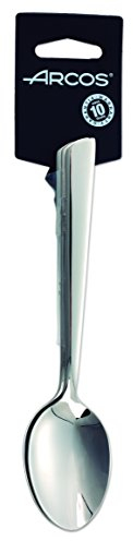 Arcos Serie Toscana - Cucchiaio Dessert Cucchiaio Frutta Set (3 Cucchiaio) - Monoblocco Unipezzo Acciaio Inossidabile 18/10 e 180 mm Colore Argento