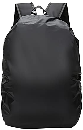 HugeStore 70L Waterproof Camping Hiking Rucksack Bag Rainproof Cover for Backpack Black