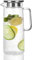 Sharemee 1.2 litros Jarra de Vidrio con Tapa Jarra de té Helado Jarra de Agua Agua fría Caliente té Helado café Vino Leche y Jarra de Bebidas de Jugo