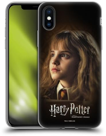 Head Case Designs Offizielle Harry Potter Hermione Granger Sorcerer's Stone II Gelhülle [Militärischer Schutzgrad] Kompatibel Mit Apple iPhone X/iPhone XS Und Kompatibel Mit MagSafe