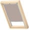 VELUX Original Roof Window Blackout Blind for S06, S36, Light Taupe, with Grey Guide Rail