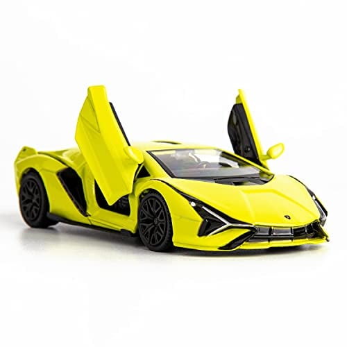 RMZ City 1/36 Scale Lamborghini Sián FKP37 Casting Car Model, Zinc Alloy Age 3+ Pull Back Vehicles Toy Car for Toddlers Kids Boys Girls Gift