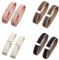 CHENGZI 4 Pairs Shirt Armbands Adjustable Armbands Anti-Slip Shirt Sleeve Holders
