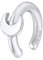 Elli Orecchini Orecchini da donna Elli x Teresa Casamonti Collection Mezzaluna Luna Blogger in argento 925 placcato oro