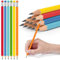 AUAUY 12 Stück HB Bleistifte Set, Mehrfarbig Kinder Bleistifte mit Radiergummi, HB-Bleistifte aus Holz, Schwarze Mine, Graphitstifte für Kinder, Studenten, Erwachsene, Schule, Büro, Hochzeit, Party