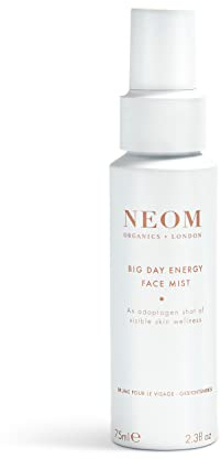 NEOM- Big Day Energy Face Mist, 75ml | Calms, Refreshes & Energises | Eucalyptus, Rosemary & Patchouli | For bright, dewy skin | Vegan | 100% Natural Fragrance