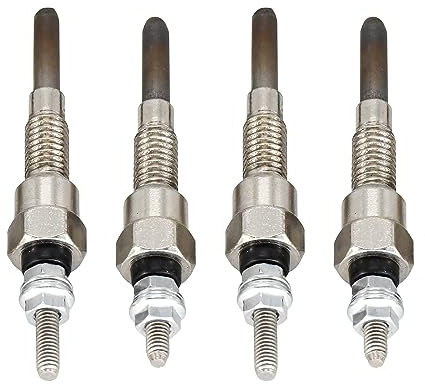 4 Stück 16851-65510 Glühkerze 16851-65512, kompatibel mit Kubota D905 D1005 D1105 V1505 RTV900 RTV1100 Rasenmäher BX1800D BX1850D F2260 ZD21 Traktor B17 00D BX1500D B2400E ZD331
