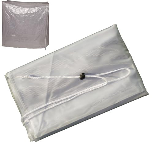 Housse Transparente Pour Salon De Jardin Protection Imperméable Extérieur En Pvc à Toute épreuve Bâches Résistantes Au Soleil/à L'eau/à La Neige Pour(Size:315x160x74cm/124x63x29.1in,Color:Effacer)