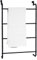 Over-The-Door 4-Tier Metal Towel Rack, Black