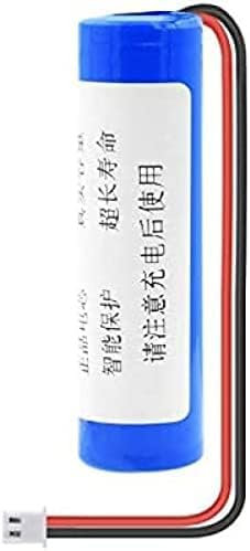 3.7v 3000mah 18650 Lithium Li Ion Battery, Rechargeable Batteries Pack With Xh 2.54mm 2 Pin Plug-1pcs