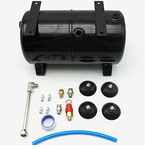 4-Hole Air Storage Tank, Model AS18B Air Pump, 3.5 Liter Air Compressor, Spray Pump, Tattoo Spray, Air Compressor Tank Power Tool
