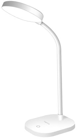 LogiLink LED017 - LED-Schreibtischlampe (16x 4W-LEDs), 5000 K, 240 lm, 360°, flexibler Hals, Touch-Bedienung, Schutzklasse IP20, Weiß
