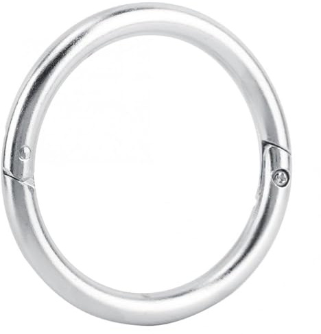 Rindernasenring, Edelstahl Bulle Kuh Rinder Nasenring Zierzange Rinderclip Haltungsbehörde für die Farm Ranch (M Ring)