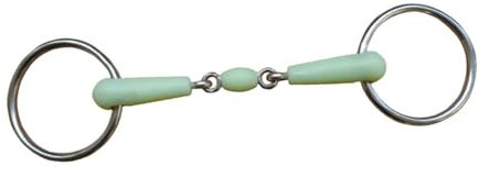 MagiDeal Trensengebiss für Pferde, Mundgebiss für Pferde, lose Glieder, O-Gebiss, Trensenwerkzeug für von Pferden, Reiten im Freien, GrÜn