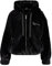 Karl Kani Metal Signature Vegan Fur Zip Hoodie Jacket Black, XL