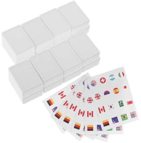 ibasenice 65stücke Eisenbahnspiel Mit Windräder Mexikanischem Domino-Design Internationalen Flaggen Als Party Und Reise-Geschenke Inklusive Dominohalter Und Majiang-Elementen