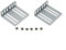 Sandyseptember Sturdy Mounting Kit for 2 Din Car Radio MP5 Featuring Dual Metal Brackets and Screws