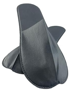 Present-More - Pantofole Ospiti Modello TNT - 250 Paia | Ciabatte Ospiti Chiuse Misura 29cm - Colore Nero - Ideale per Hotel e B&B