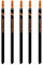Lot de 5 lames de scie sauteuse professionnelle T744D de 180 mm de long pour bois et métal - Lame de scie sauteuse à tige en T