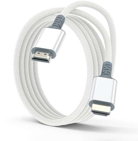 Gulemfy Cable HDMI 2.1 5m, 8K Ultra Alta Velocidad 48Gbps Cable HDMI 4K@120Hz 8K@60Hz HDR10 eARC HDCP 2.3 DTS:X, Compatible con PS5/Xbox Series X/S/PC/4K TV/Monitor/Laptop