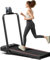 Folding Treadmill with 8% Incline, 3 In 1 Under Desk Walking Pad for Home and Office, 1-6 KM/H / 1-10 KM/H, Portable Treadmill with LED Display, Remote Control,Installation Free (1-10 KM/H)