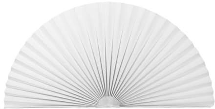 Tende plissettate ad arco autoadesive, tende semioscuranti for finestre, for la cucina, il bagno, il balcone, le tende for la finestra dell'ufficio del caffè Per Casa(White,Radius 91cm)