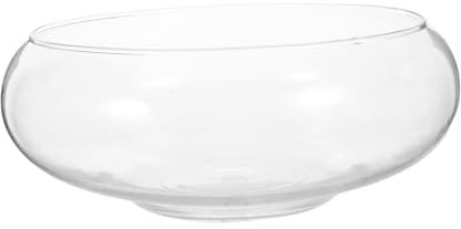 iplusmile Petit Terrarium en Verre Transparent pour Plantes Succulentes Et Bonsaïs, Décoration Intérieure Bureau Balcon, Pot Décoratif en Verre 25 Cm pour Culture Hydroponique, Design Original