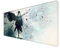 Lnk Anime Mouse Pad, XXL Uchiha Large Mousepad - Sewn Edge - Non Slip Base - Washable - Suitable for Gaming Mousepad, Office, Computer Keyboard Pad 90 × 40
