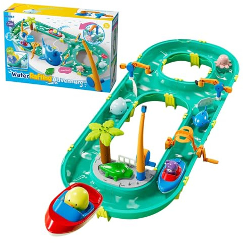 Dtaigou Wassertisch für 4 bis 8 Jahre | Wasserspiele, Boot, Spielzeug für Pool, Außenbereich, Spielzimmer, Hintergarten, Camping, Picknick, Haus, Schule, Park, Regen, Geburtstag, Garten,