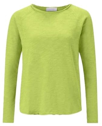rich&royal Organic Heavy Jersey Slubstrickshirt urban Lime O HJ LS