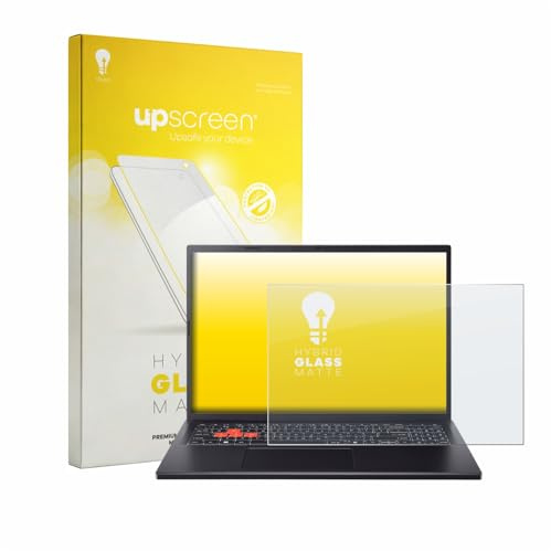 upscreen Entspiegelungs-Schutzglas für Acer Nitro Lite 16 NL16-71G Schutzfolie Panzer Glas Matt [Extrem Kratzfest 9H, Anti-Reflex, Anti-Fingerprint]