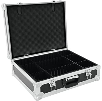 ROADINGER Universal-Koffer-Case, Trennwände schwarz | Flightcase mit individuell verstellbaren Trennwänden