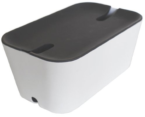 Bosign Kabelbox und Ladestation HIDEAWAY Medium weiß/dunkelgrau