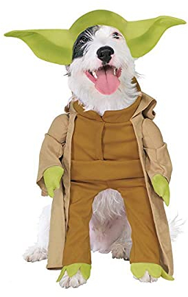 Rubie's Official Star Wars Yoda-Kostüm für Hunde, Sci-Fi-Film, Karnevals-/Halloween-Kostüm für Hunde, Welpen, Haustiere Halloween
