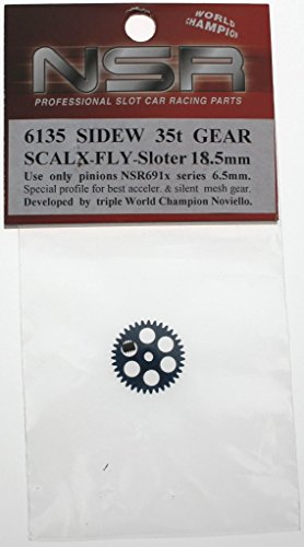 NSR Zubehör 806135 SW Gear 35t 18.5mm Fly/Scalextric/TSRF Pale Blue