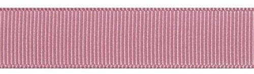 Prym Grosgrain Ribbon 16mm Dusky, 100% polyester, Antique Pink, 16 mm