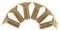 Wanyifa M4 x 10 mm Titan-Senkkopfschraube, goldfarben, Regenbogenfarben, 6 Stück (Gold)