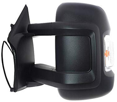 TYC 309-0156 Außenspiegel Seitenspiegel Seitenrückspiegel für elektr.Spiegelverstellung konvex beheizbar mit Temperatursensor mittelgroßer Spiegelarm links