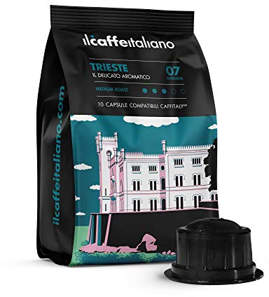 Il Caffè Italiano Capsulas Caffitaly Compatibles Trieste 100 uds | Cápsulas Compatibles Caffitaly, Aroma Dulce e Intenso | Cápsulas Caffitaly Compatibles Made In Italy | Frhome