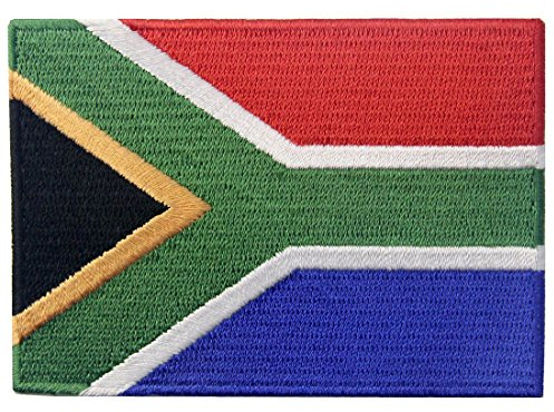 Südafrika Flagge Afrikanischer Staatsangehöriger Flicken Bestickter Aufnäher zum Aufbügeln/Annähen